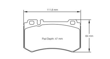 Pagid Racing Brake Pads No. 8031